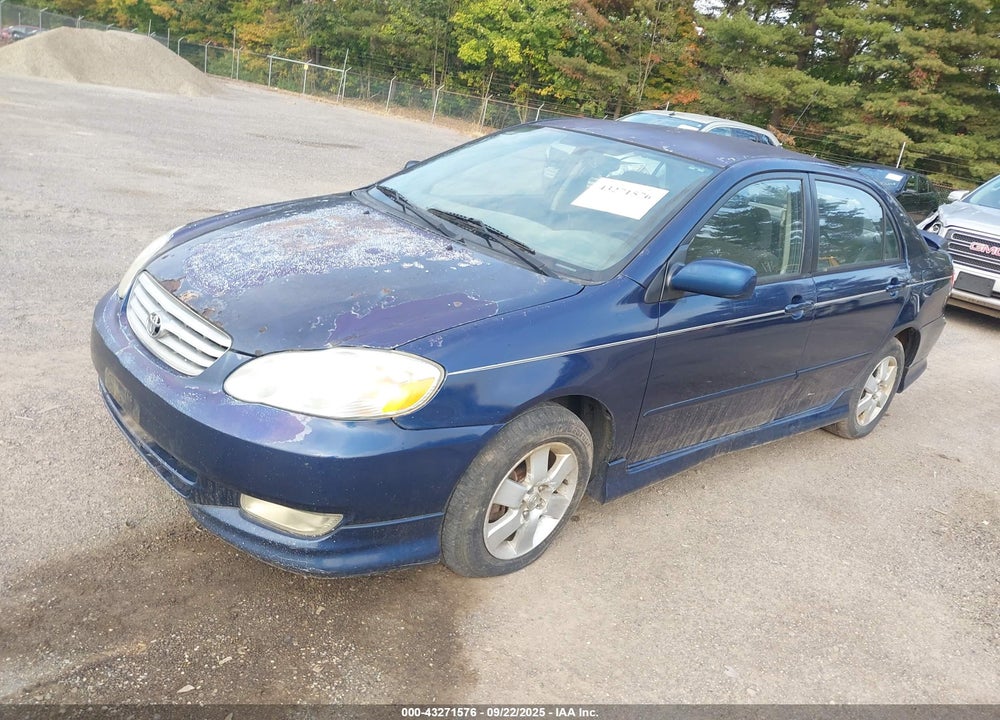 2004 TOYOTA COROLLA S VIN: 2T1BR32E74C271478