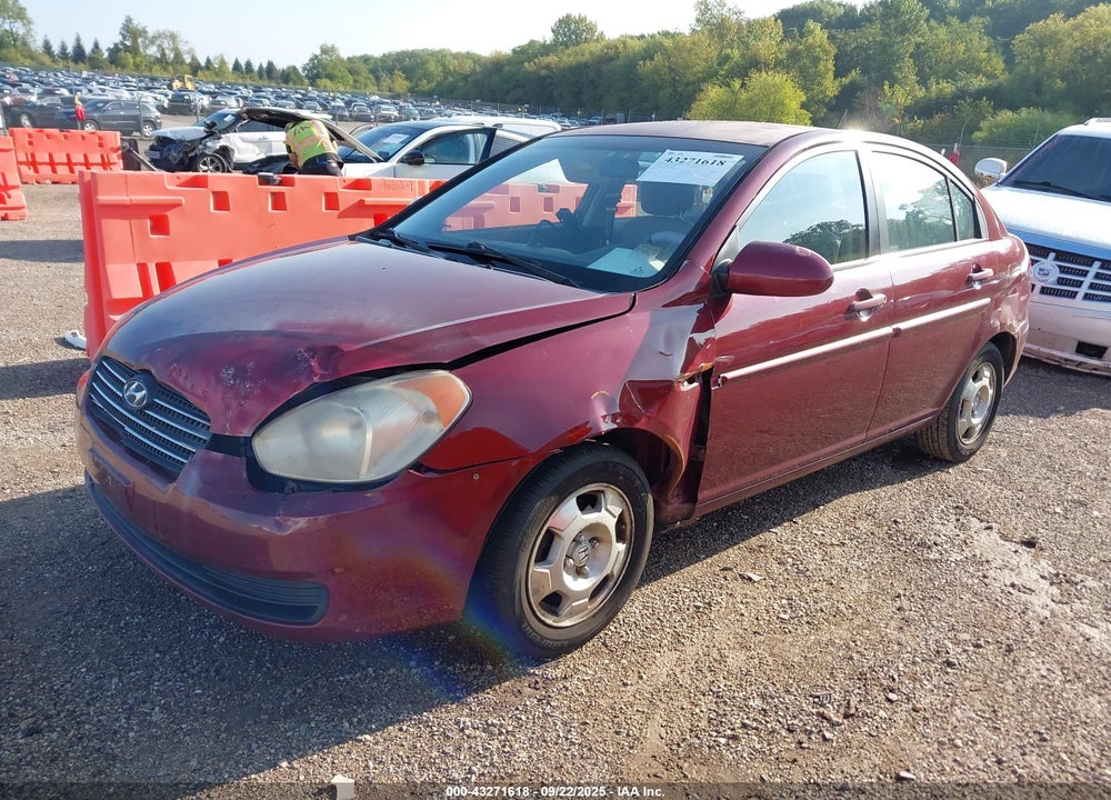 2008 HYUNDAI ACCENT VIN: KMHCN46CX8U275639