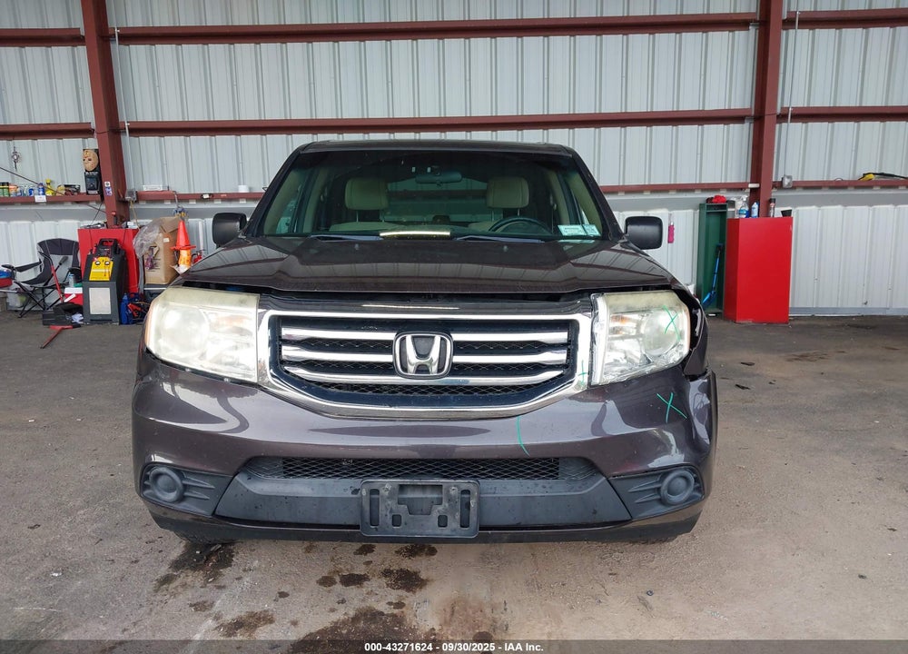2012 HONDA PILOT VIN: 5FNYF4H2XCB009826