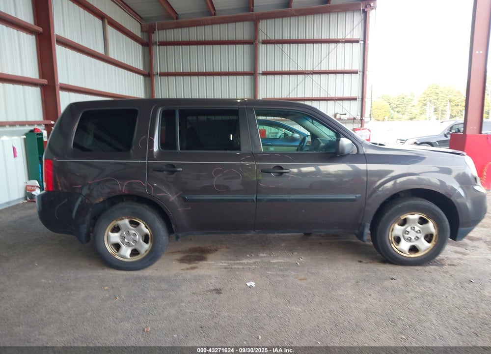 2012 HONDA PILOT VIN: 5FNYF4H2XCB009826