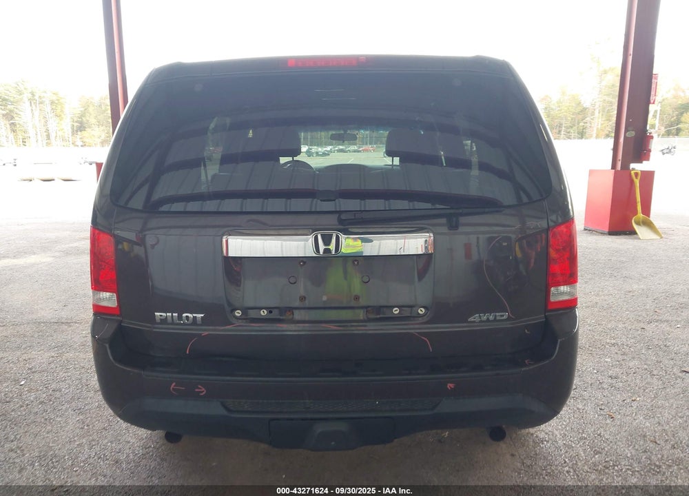 2012 HONDA PILOT VIN: 5FNYF4H2XCB009826