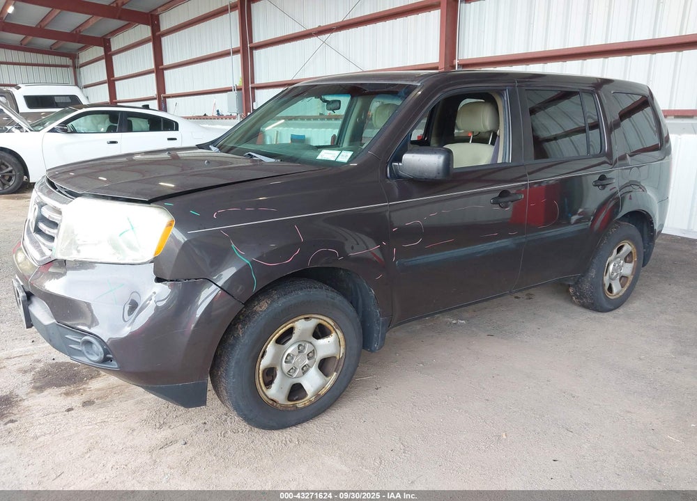 2012 HONDA PILOT VIN: 5FNYF4H2XCB009826