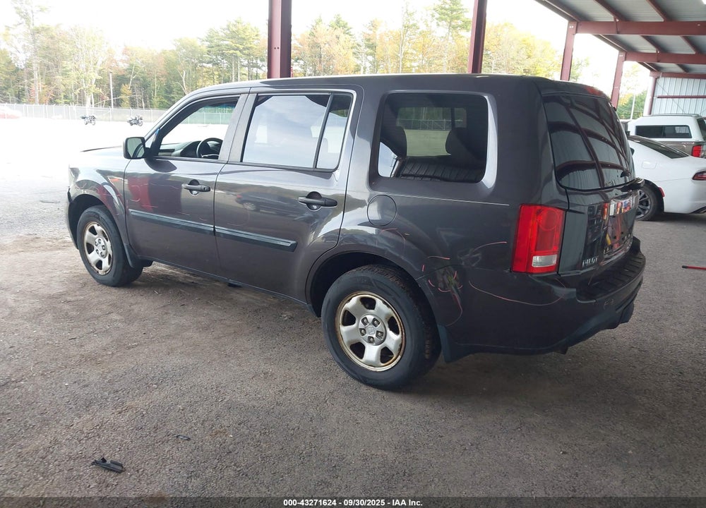 2012 HONDA PILOT VIN: 5FNYF4H2XCB009826