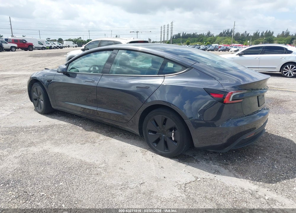 2024 TESLA MODEL 3 LONG RANGE DUAL MOTOR ALL-WHEEL DRIVE/REAR-WHEEL DRIVE VIN: 5YJ3E1EA1RF742864