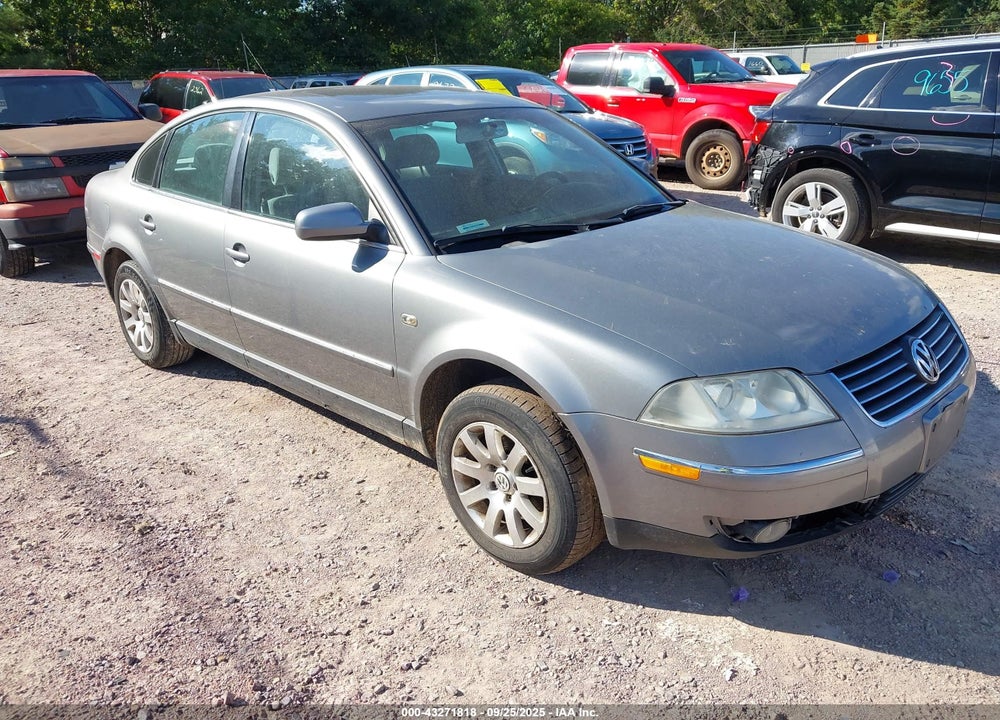 2001 VOLKSWAGEN PASSAT GLS VIN: WVWPD63B41P289671