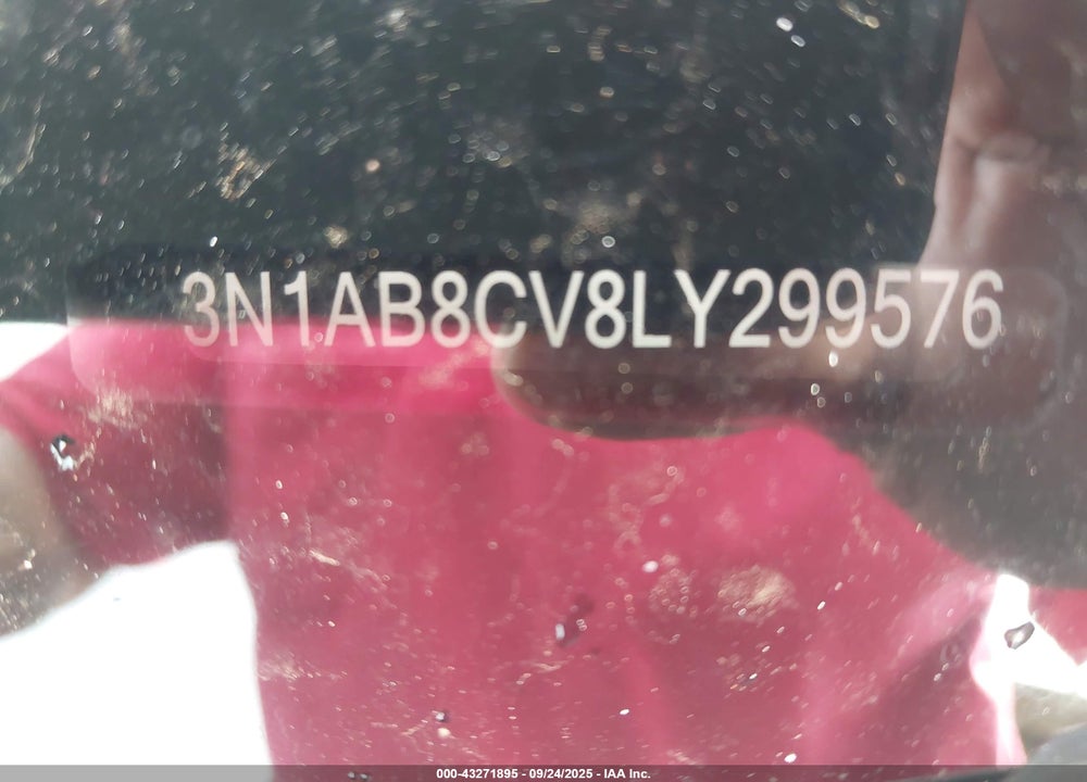 2020 NISSAN SENTRA VIN: 3N1AB8CV8LY299576