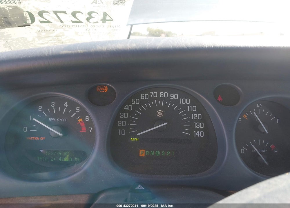 2000 BUICK LESABRE LIMITED VIN: 1G4HR54K4YU286243