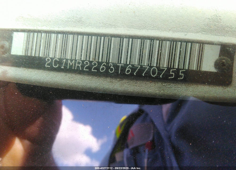 1996 GEO METRO LSI VIN: 2C1MR2263T6770755