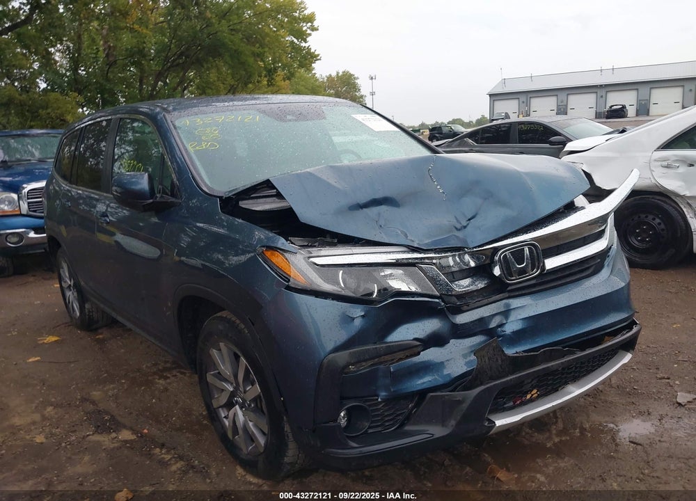 2021 HONDA PILOT 2WD EX-L VIN: 5FNYF5H53MB027408