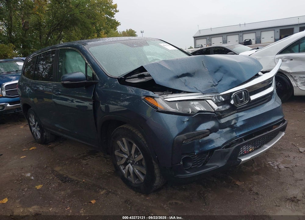 2021 HONDA PILOT 2WD EX-L VIN: 5FNYF5H53MB027408