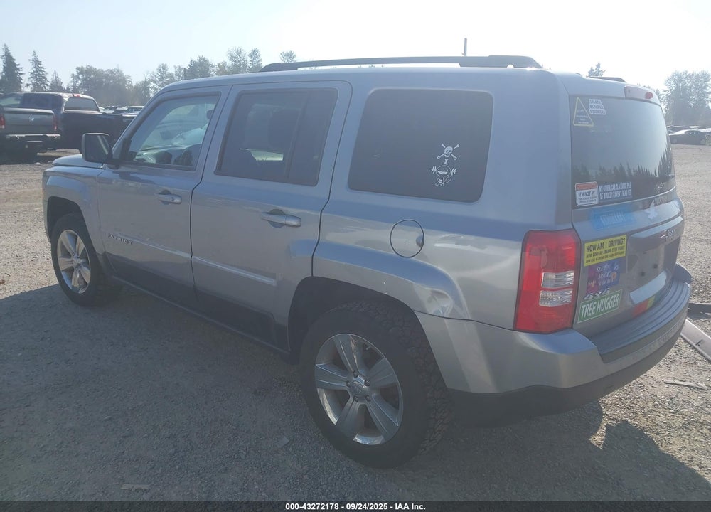 2017 JEEP PATRIOT VIN: 1C4NJRFBXHD151707