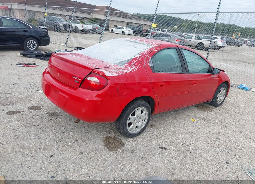 2005 DODGE NEON SXT VIN: 1B3ES56C25D137103