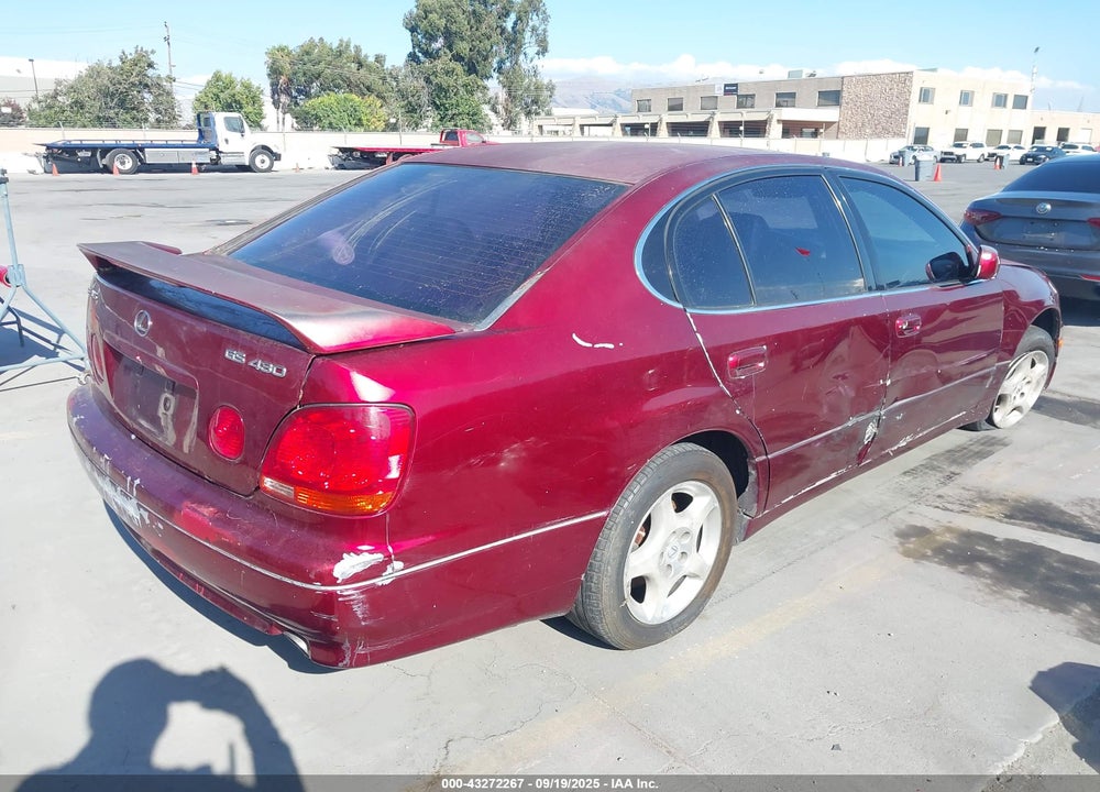2002 LEXUS GS 430 VIN: JT8BL69S120010092