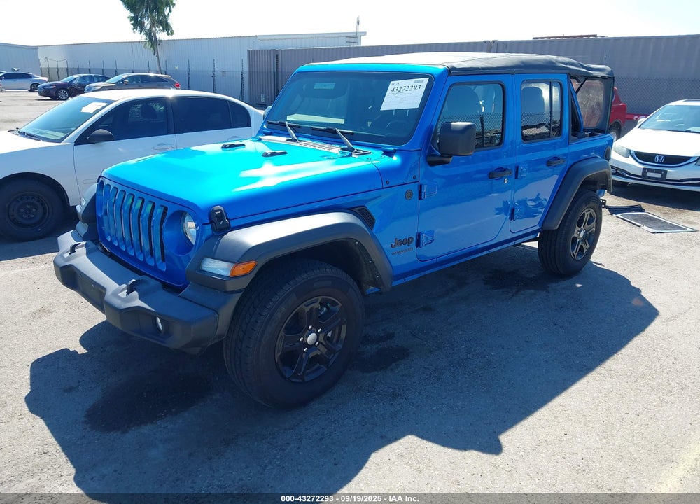 2022 JEEP WRANGLER UNLIMITED SPORT S 4X4 VIN: 1C4HJXDN1NW194217