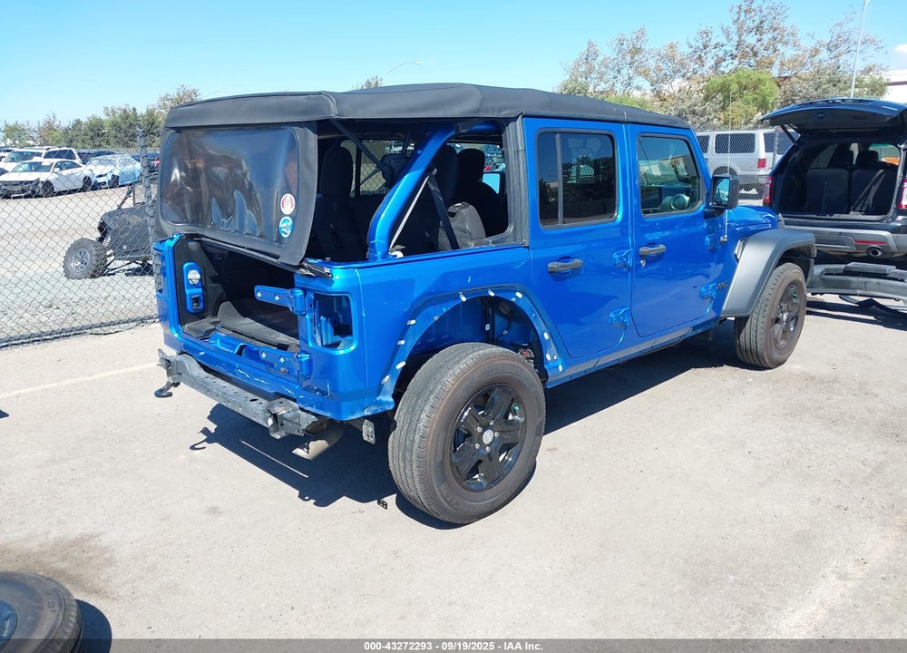 2022 JEEP WRANGLER UNLIMITED SPORT S 4X4 VIN: 1C4HJXDN1NW194217