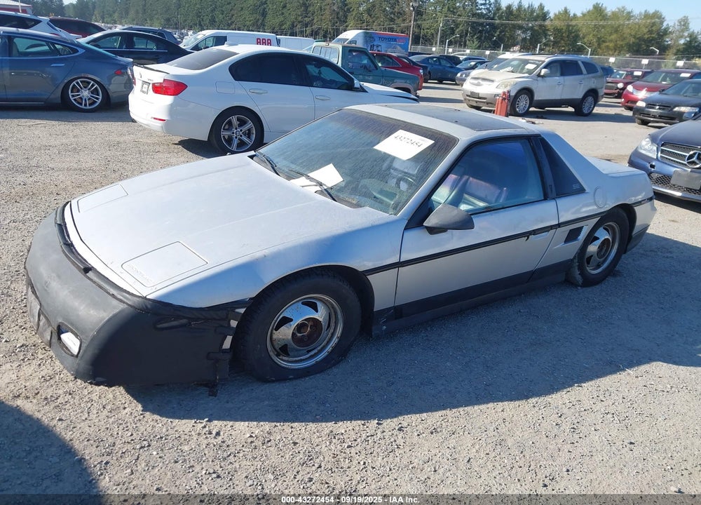 1987 PONTIAC FIERO SE VIN: 1G2PF1195HP221262