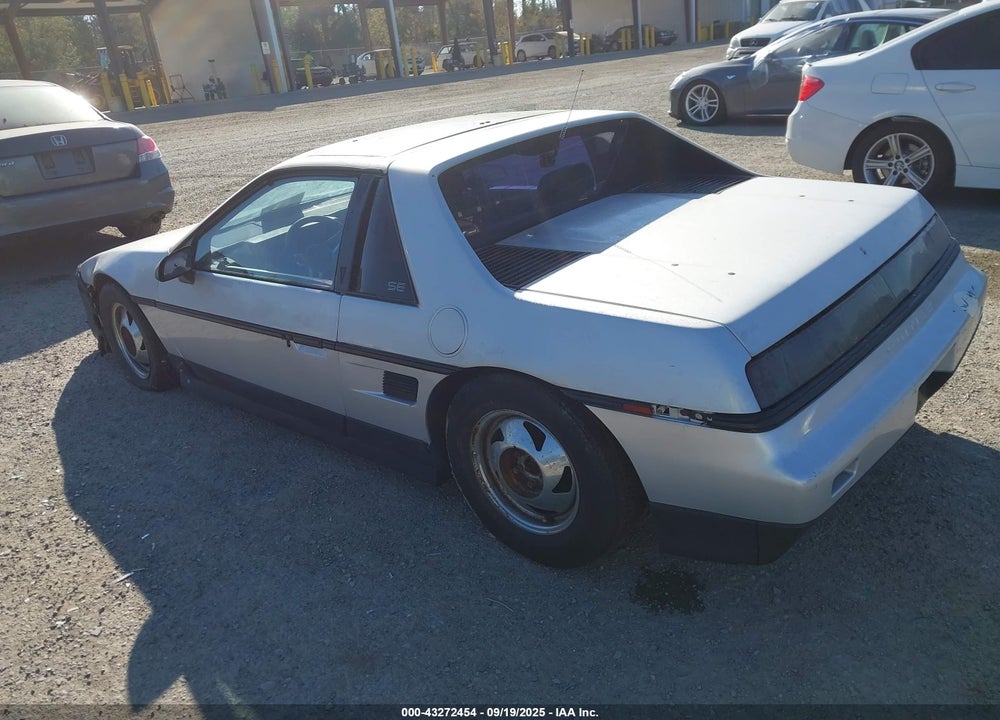 1987 PONTIAC FIERO SE VIN: 1G2PF1195HP221262
