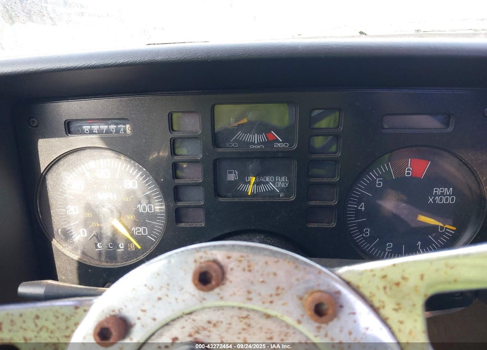 1987 PONTIAC FIERO SE VIN: 1G2PF1195HP221262