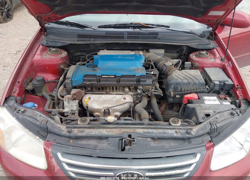 2008 KIA SPECTRA EX VIN: KNAFE121285525189