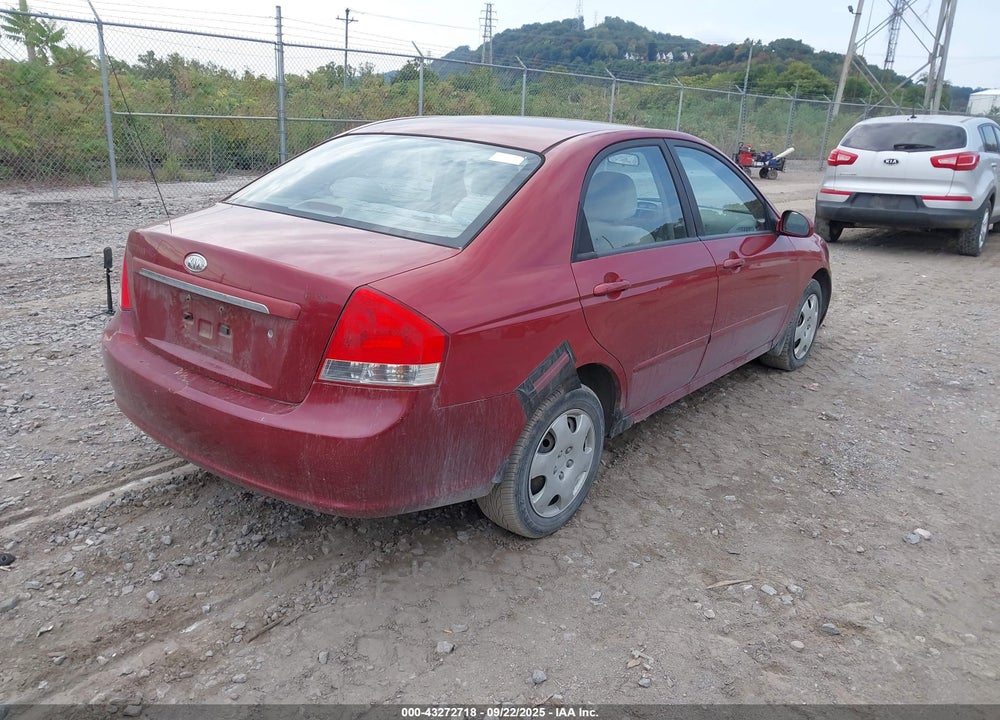2008 KIA SPECTRA EX VIN: KNAFE121285525189