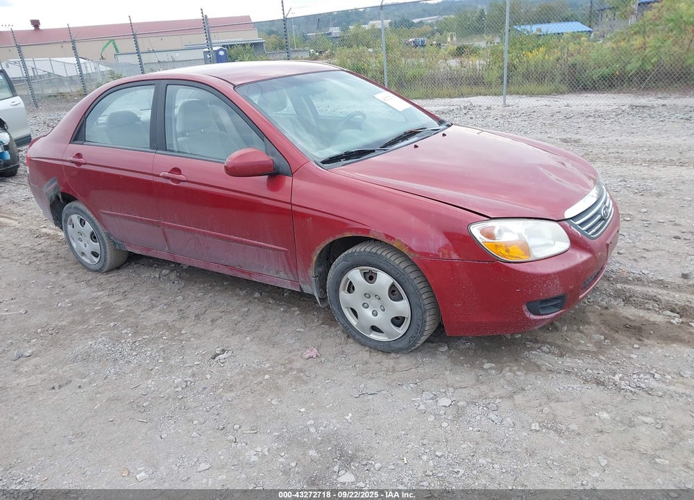 2008 KIA SPECTRA EX VIN: KNAFE121285525189