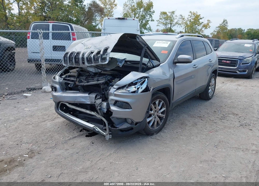 2016 JEEP CHEROKEE LIMITED VIN: 1C4PJLDB9GW257500