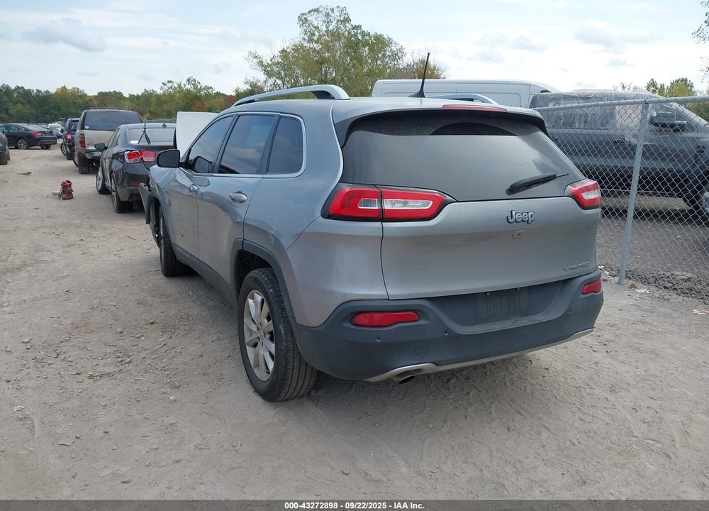 2016 JEEP CHEROKEE LIMITED VIN: 1C4PJLDB9GW257500