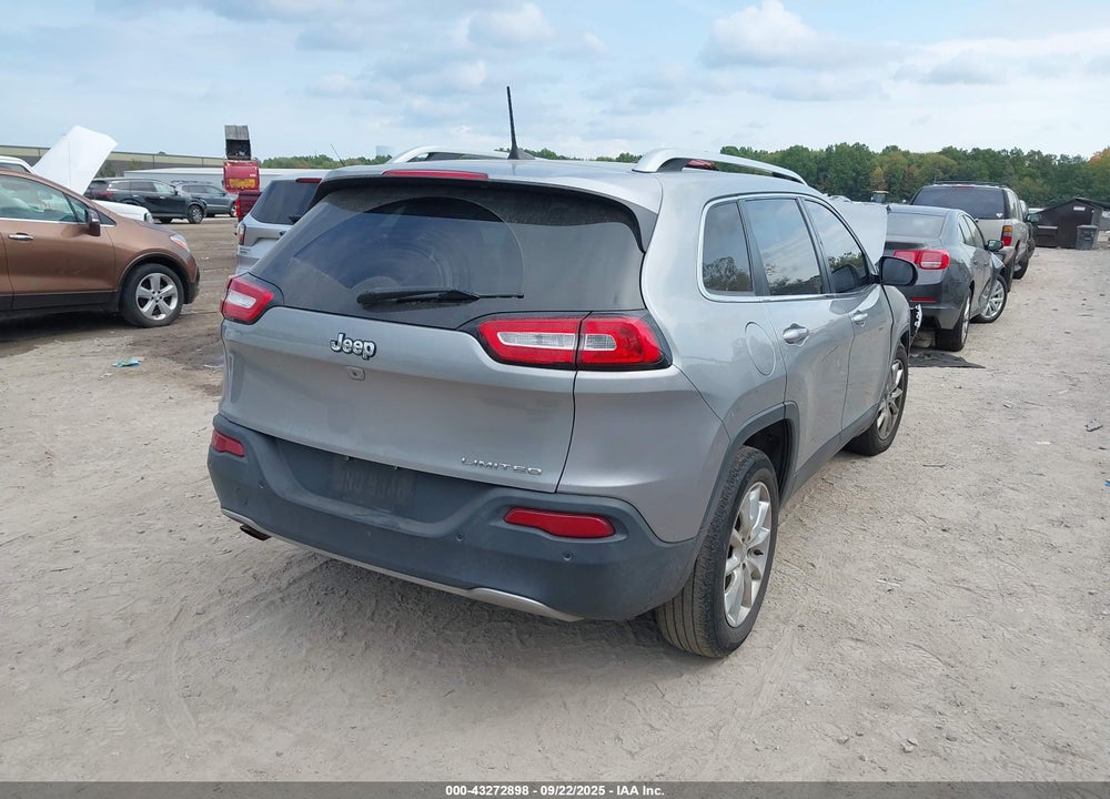 2016 JEEP CHEROKEE LIMITED VIN: 1C4PJLDB9GW257500