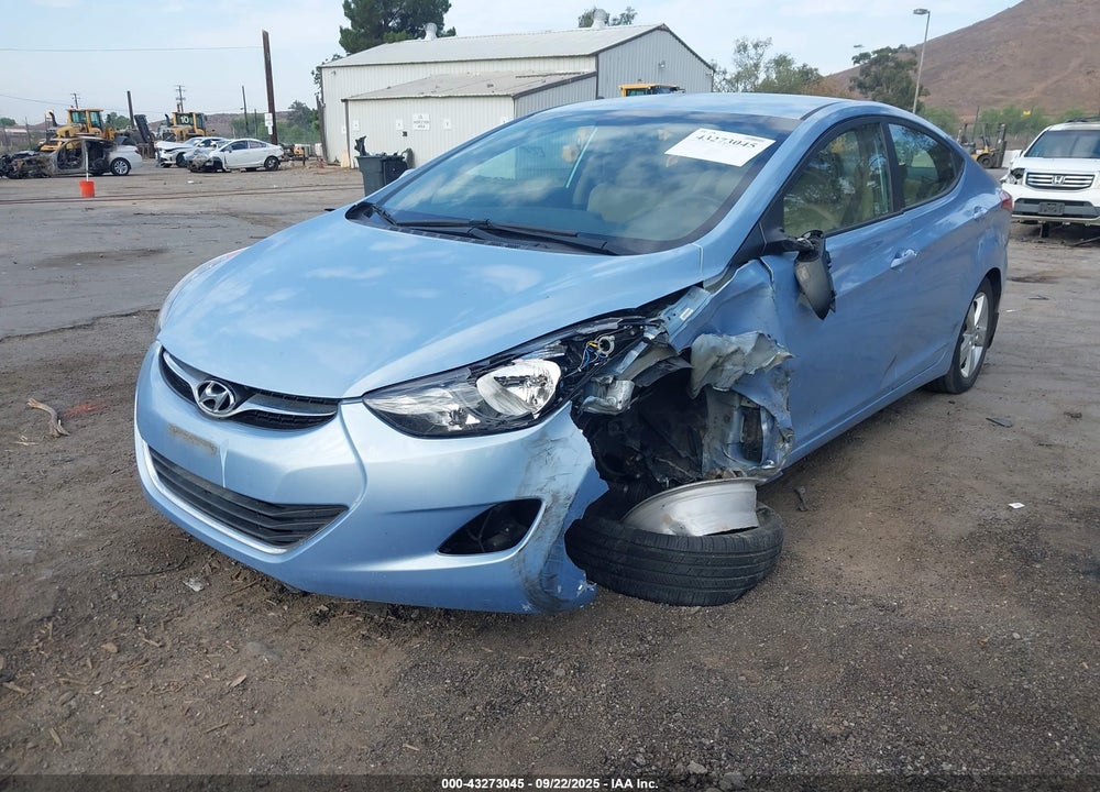 2013 HYUNDAI ELANTRA GLS VIN: KMHDH4AE9DU636129