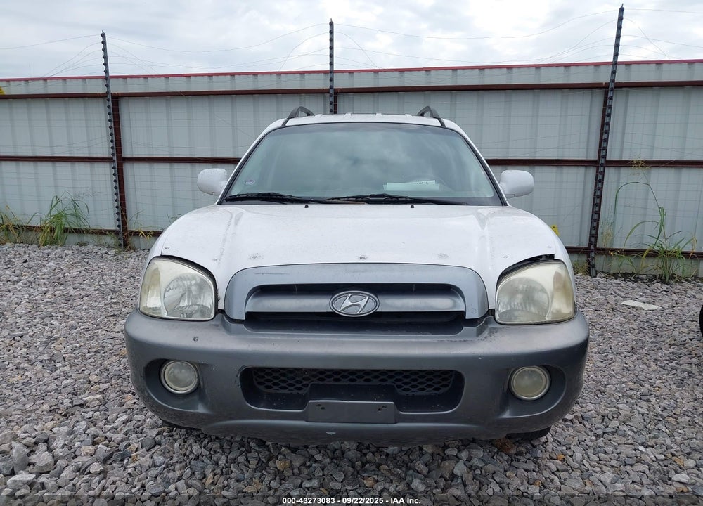 2006 HYUNDAI SANTA FE GLS VIN: KM8SC73D76U034683