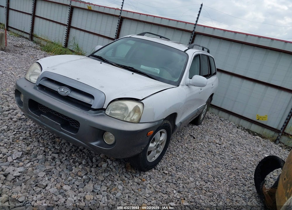 2006 HYUNDAI SANTA FE GLS VIN: KM8SC73D76U034683