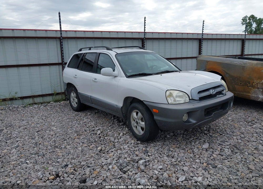 2006 HYUNDAI SANTA FE GLS VIN: KM8SC73D76U034683