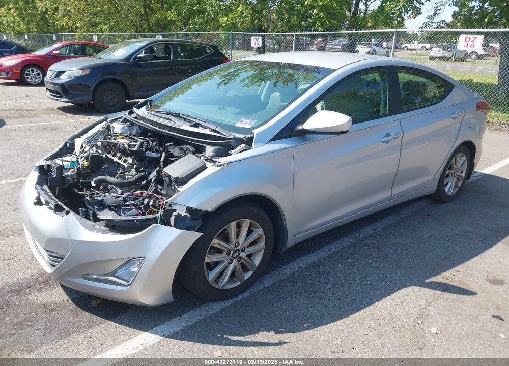 2014 HYUNDAI ELANTRA VIN: KMHDH4AE1EU179608