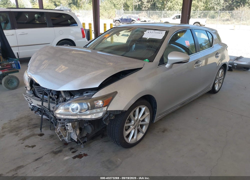 2012 LEXUS CT 200H VIN: JTHKD5BH7C2079459