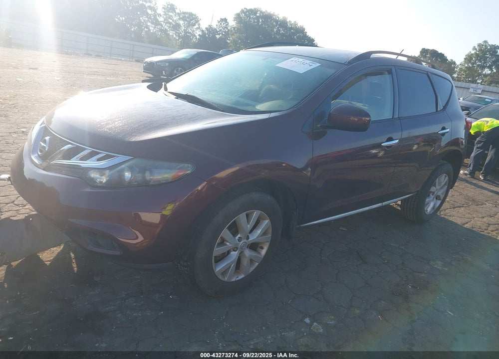 2014 NISSAN MURANO VIN: JN8AZ1MU2EW418517