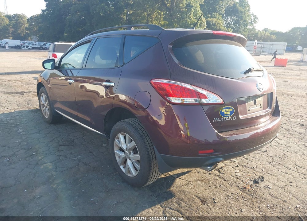 2014 NISSAN MURANO VIN: JN8AZ1MU2EW418517