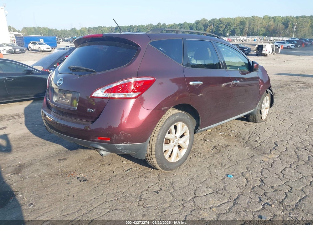 2014 NISSAN MURANO VIN: JN8AZ1MU2EW418517