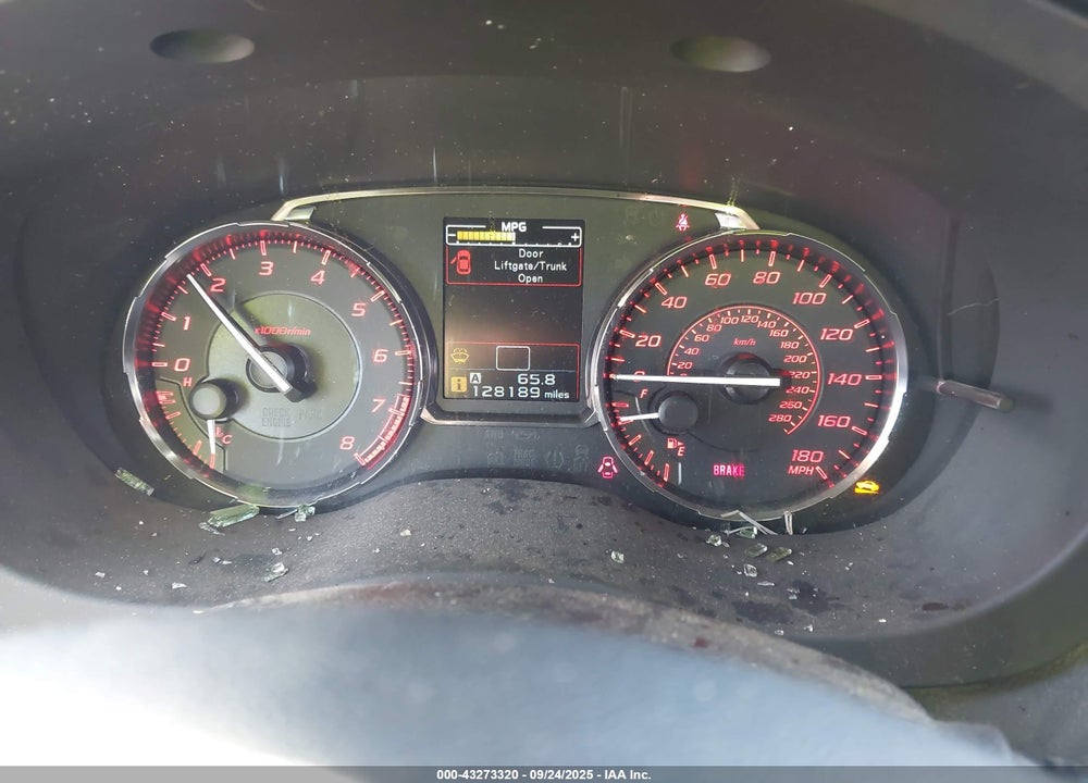 2016 SUBARU WRX VIN: JF1VA1J61G9807831