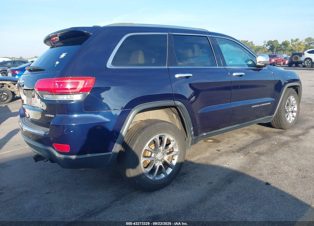 2015 JEEP GRAND CHEROKEE VIN: 1C4RJFBG3FC630927