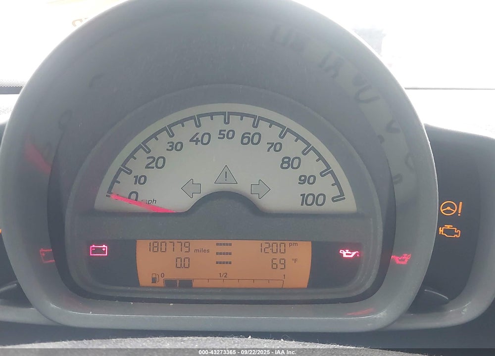 2009 SMART FORTWO VIN: WMEEJ31X49K253163