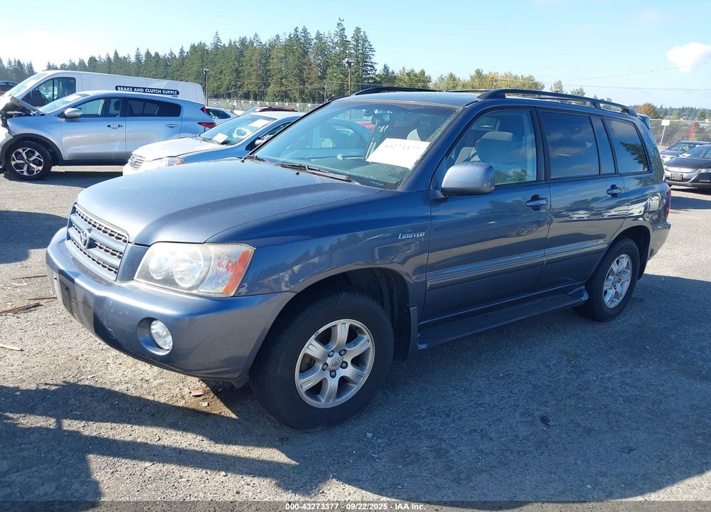 2002 TOYOTA HIGHLANDER LIMITED VIN: JTEHF21A020066101
