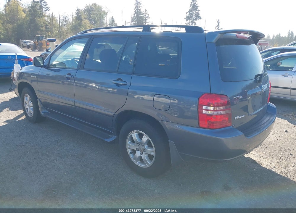 2002 TOYOTA HIGHLANDER LIMITED VIN: JTEHF21A020066101