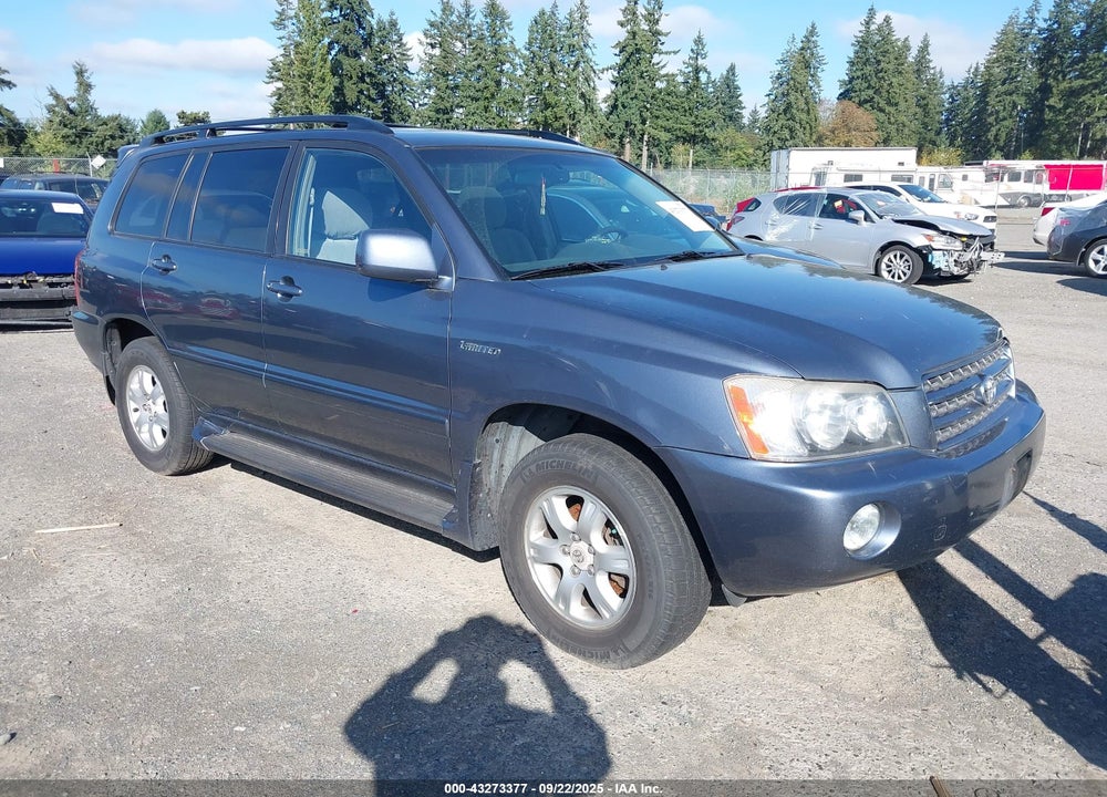 2002 TOYOTA HIGHLANDER LIMITED VIN: JTEHF21A020066101