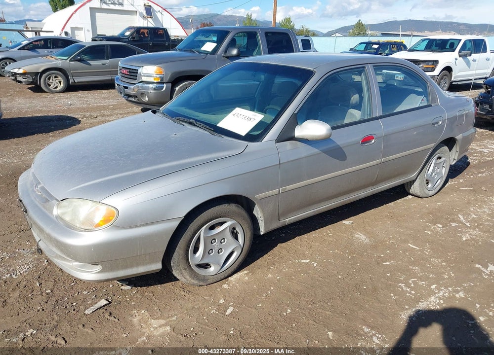 2000 KIA SEPHIA LS/LS W/POWER PKG VIN: KNAFB1215Y5836513