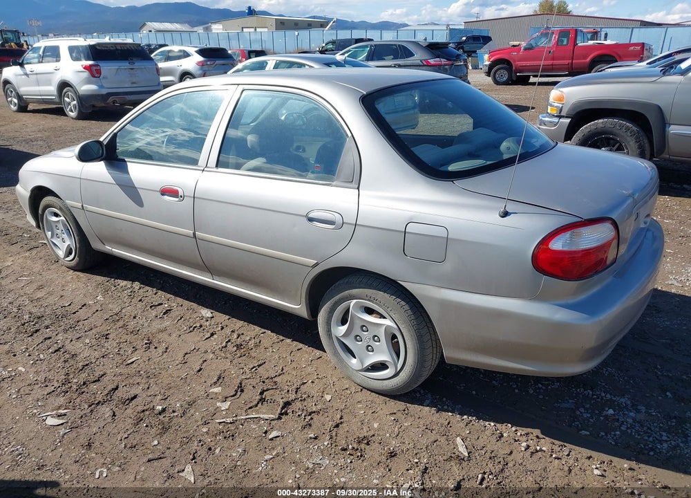 2000 KIA SEPHIA LS/LS W/POWER PKG VIN: KNAFB1215Y5836513