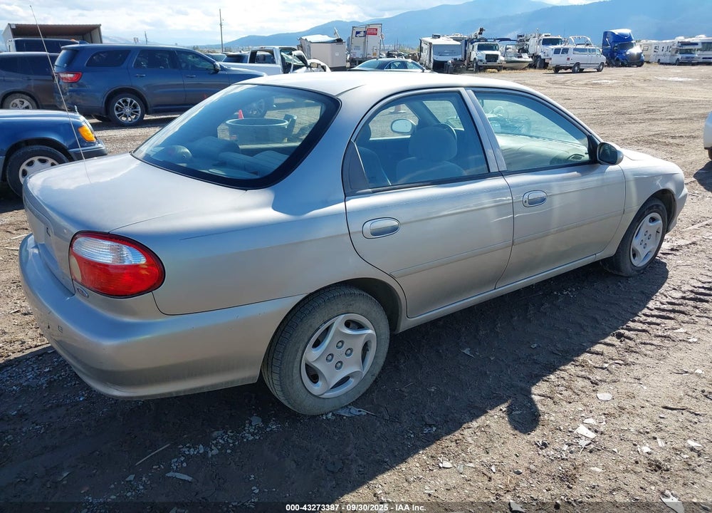 2000 KIA SEPHIA LS/LS W/POWER PKG VIN: KNAFB1215Y5836513
