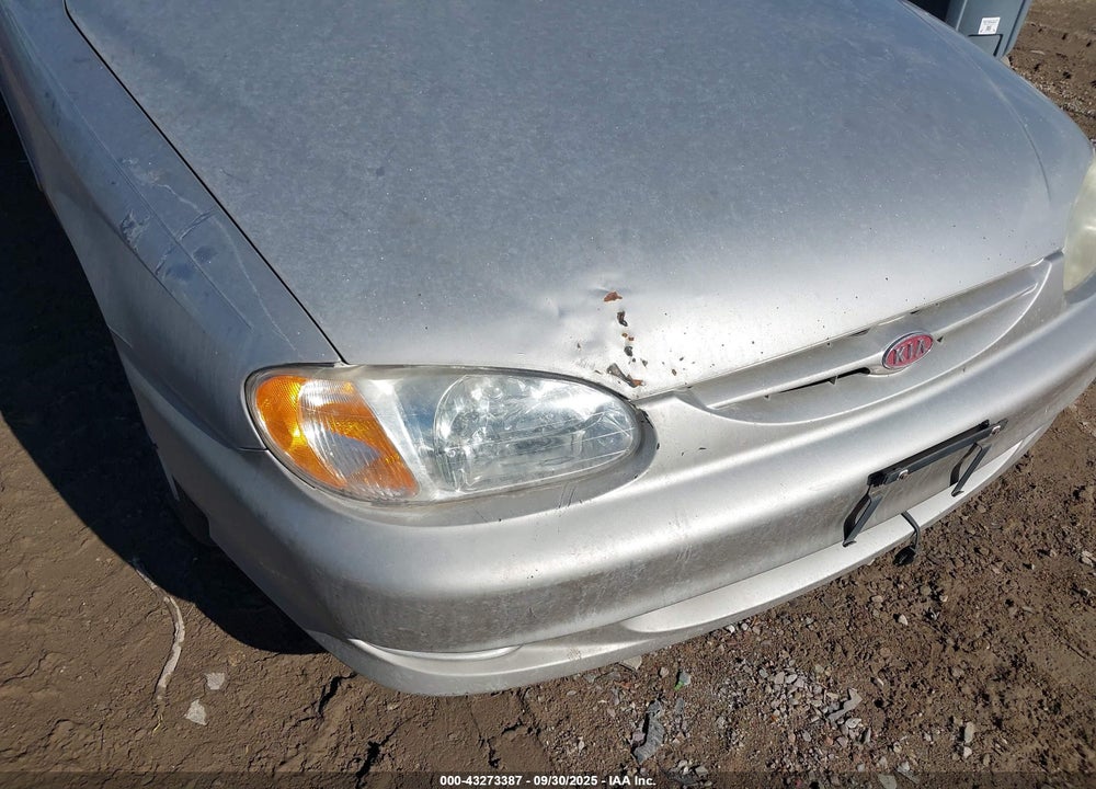 2000 KIA SEPHIA LS/LS W/POWER PKG VIN: KNAFB1215Y5836513