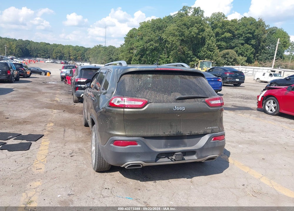 2015 JEEP CHEROKEE LIMITED VIN: 1C4PJLDSXFW629067
