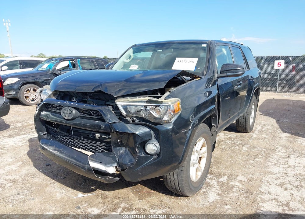 2015 TOYOTA 4RUNNER VIN: JTEZU5JR2F5085145
