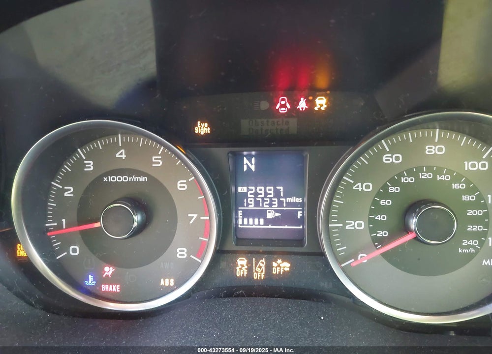 2015 SUBARU FORESTER VIN: JF2SJAGC5FH407495